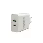 GIZZU 36W USB-C PD & QC3.0 kahe pordiga seinahoidja - valge