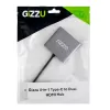 Gizzu 4-in-1 Type-C Dual HDMI jaotur