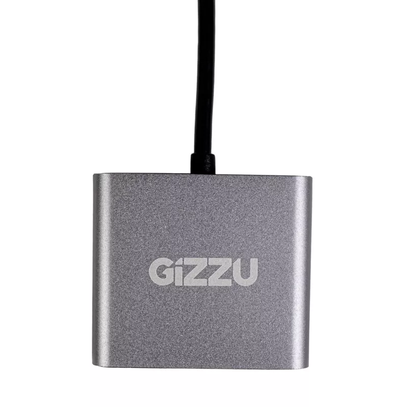 Gizzu 4-in-1 Type-C Dual HDMI jaotur
