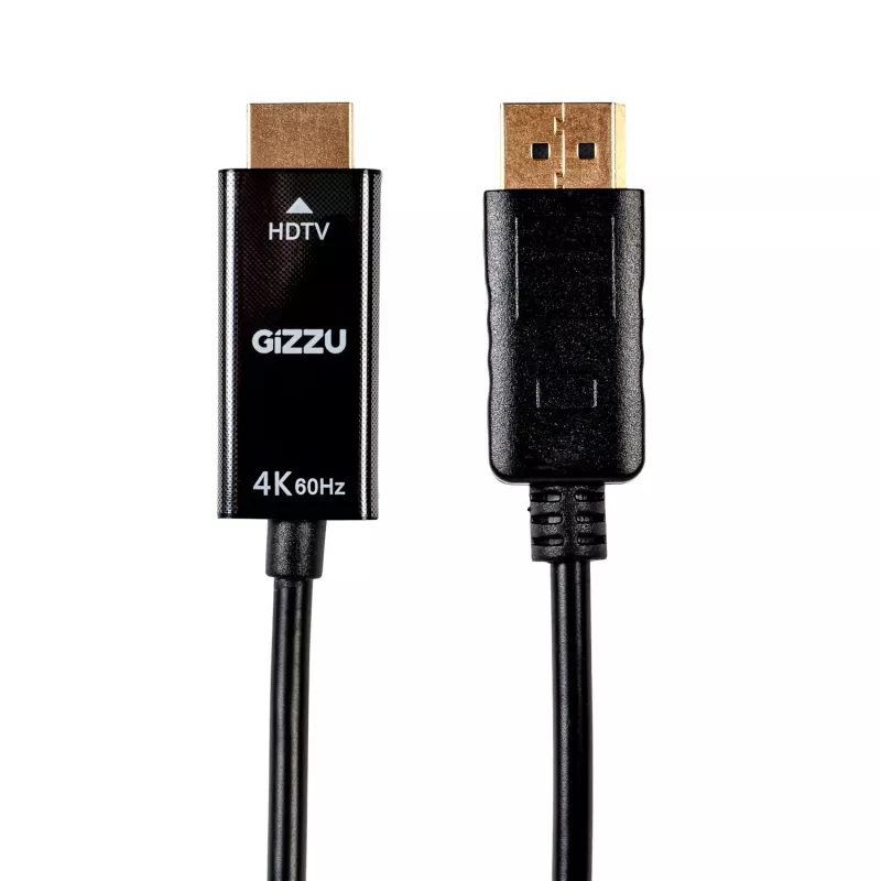 Gizzu 4K60Hz DisplayPort-HDMI-kaabel 1,5 m