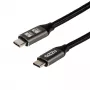 GIZZU 60W 5Gbps USB-C to USB-C kaabel 2m must