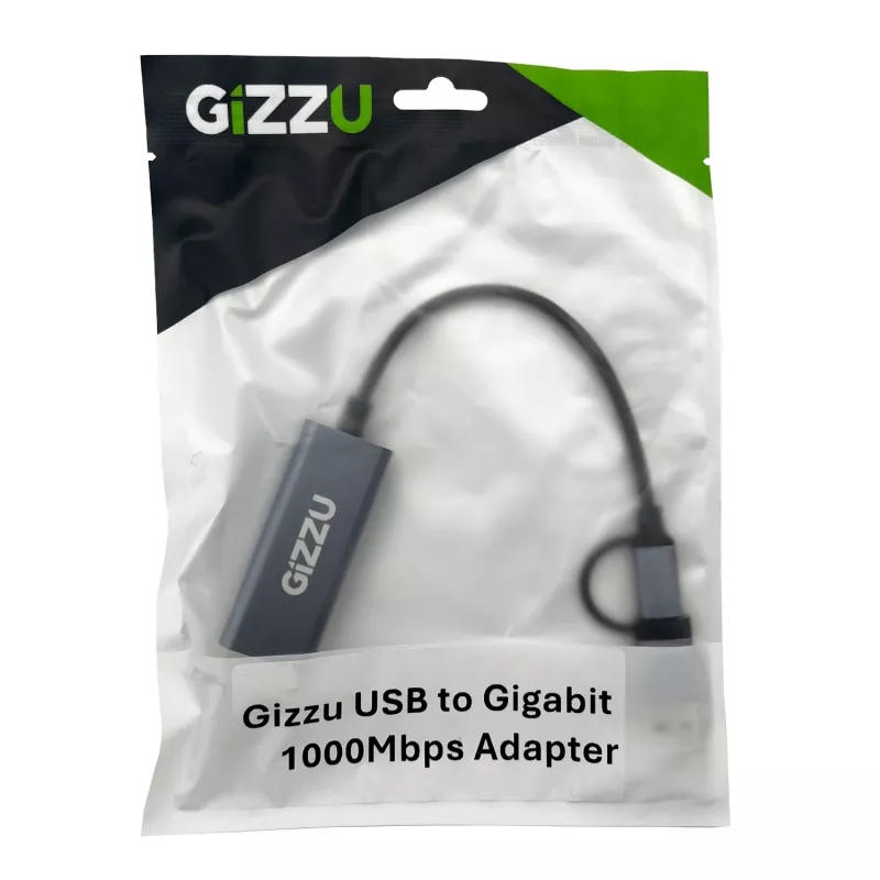 Gizzu High Speed Type-C/A Gigabit-adapter Poly