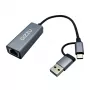 Gizzu High Speed Type-C/A Gigabit-adapter Poly