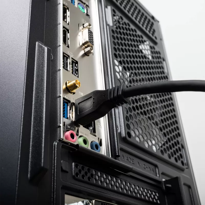 Gizzu USB 3.0 aktiivne pikenduskaabel 5m - must