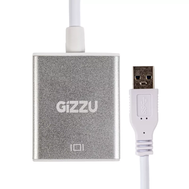 Gizzu USB 3.0 to HDMI Adapter - Full HD 1080p Video Output, Black