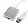 Gizzu USB 3.0 to HDMI Adapter - Full HD 1080p Video Output, Black