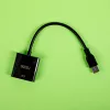 Gizzu USB 3.0 VGA adapter – Full HD 1080p väline videomuundur, USB-A isane VGA emasele, siiniga toide, must