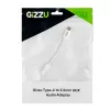 Gizzu USB Type-C - 3,5 mm AUX heliadapter - valge