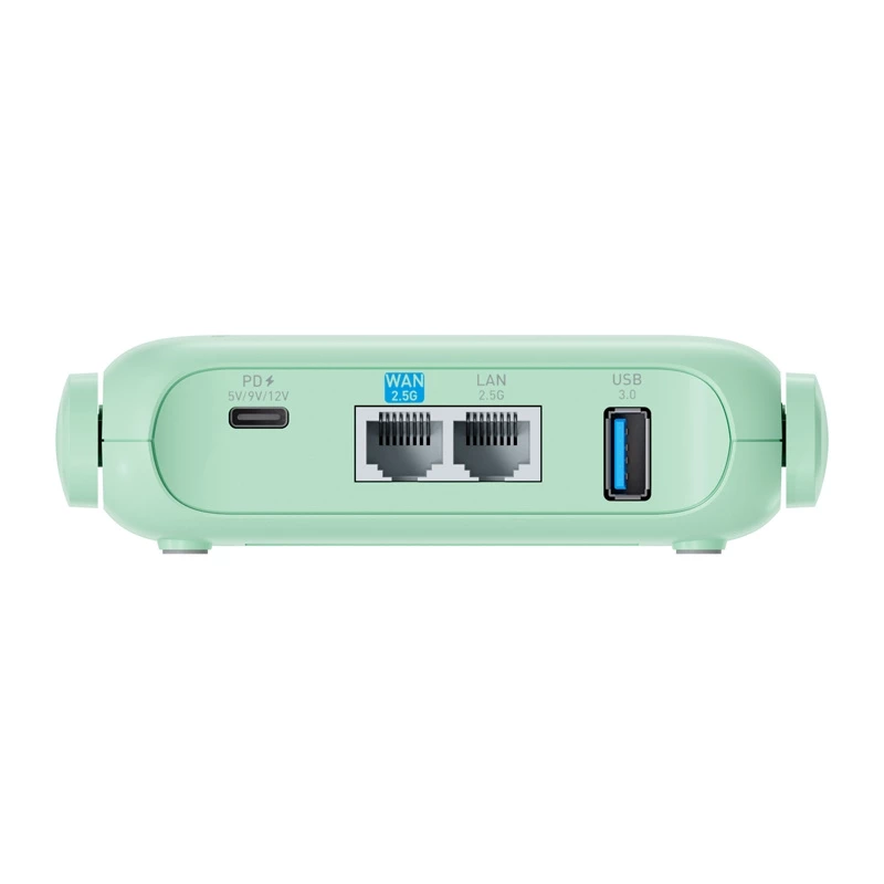 GL.iNet Beryl 7 Wi-Fi 7 ruuter GL-MT3600BE - kahe sagedusribaga, 2.5G mitme gigabitine, OpenWrt, VPN, USB 3.0, must