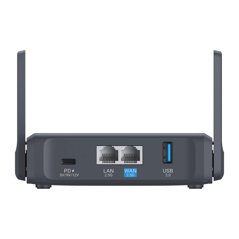 GL.iNet Slate 7 AC750 kahe sagedusala gigabitine traadita ruuter OpenWrt-iga, USB 2.0, MicroSD pesa, VPN tugi