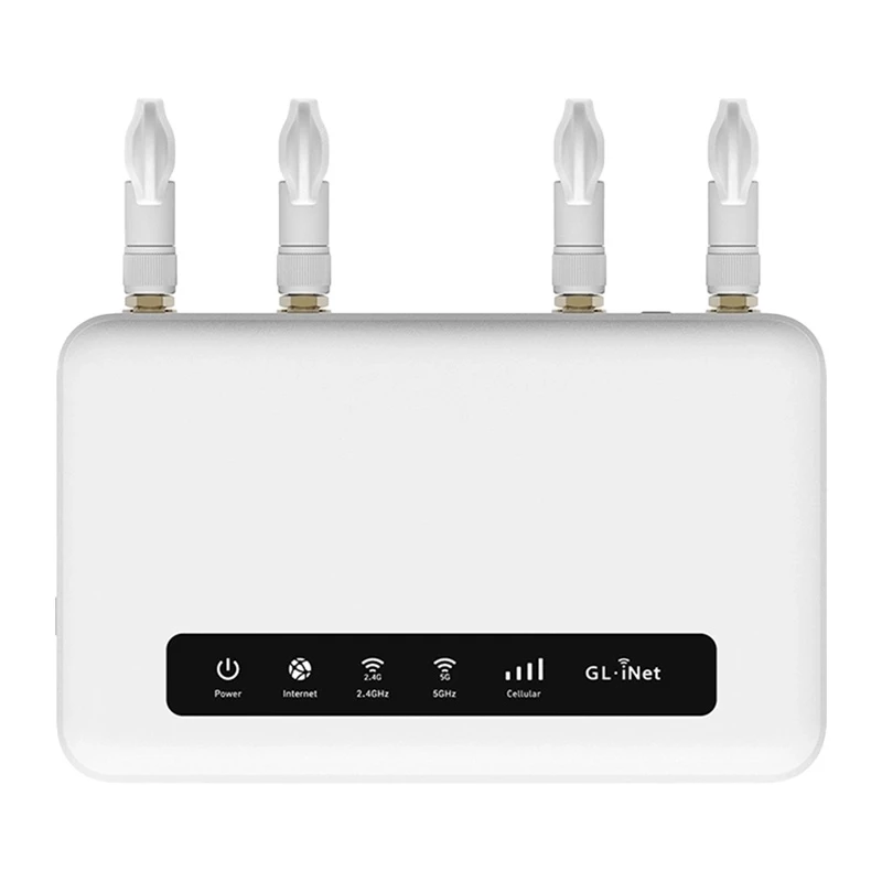GL.iNet Spitz Plus GL-X2000 5G NR kahe sagedusala Wi-Fi 6 AX3000 traadita ruuter