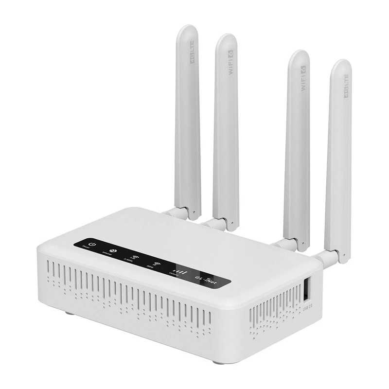 GL.iNet Spitz Plus GL-X2000 5G NR kahe sagedusala Wi-Fi 6 AX3000 traadita ruuter