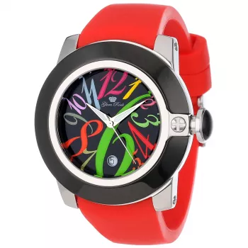 GLAM ROCK GR32040 Naiste Šveitsi kvartskronograafkell 44mm must silikoon