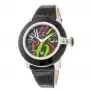 GLAM ROCK naiste kell GR32018-BB (44mm) - Šveitsi kvarts, must keraamiline raam, silikoonrihm