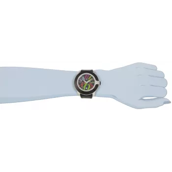 GLAM ROCK naiste kell GR32018 Miami kollektsioon 44mm Šveitsi kvarts roostevaba teras nahk must