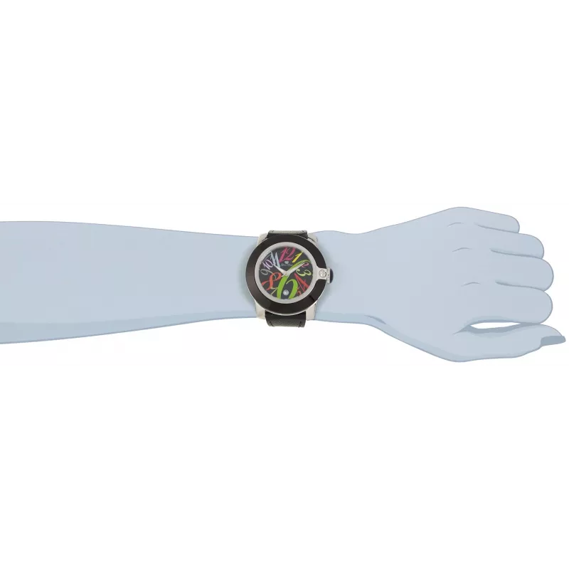 GLAM ROCK naiste kell GR32018 Miami kollektsioon 44mm Šveitsi kvarts roostevaba teras nahk must