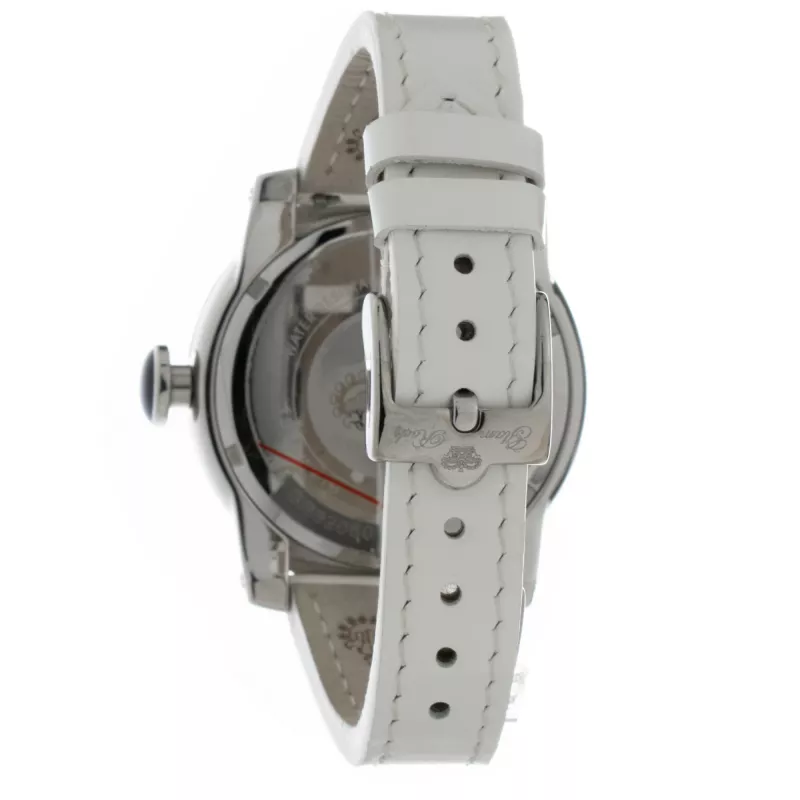 GLAM ROCK Naiste Kell GR32050 44mm Šveitsi Kvartskronograaf Valge Silikoonrihm