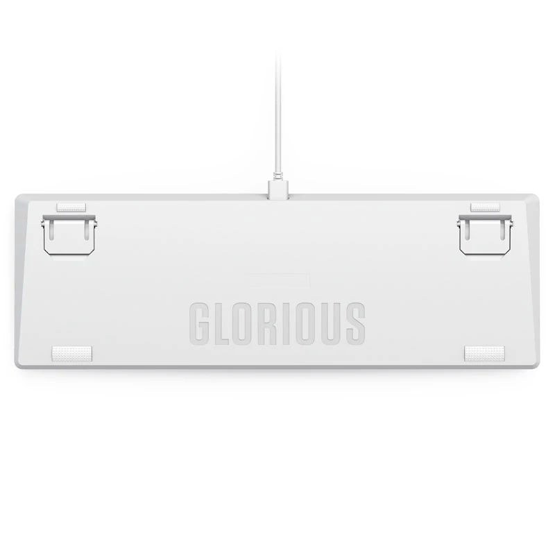 Glorious GMMK 2 Full-Size Keyboard - Fox Switches, NO-Layout, White