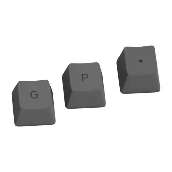 Glorious GPBT Keycaps - 115 PBT-klahvi, ISO, ES paigutus, Black Ash