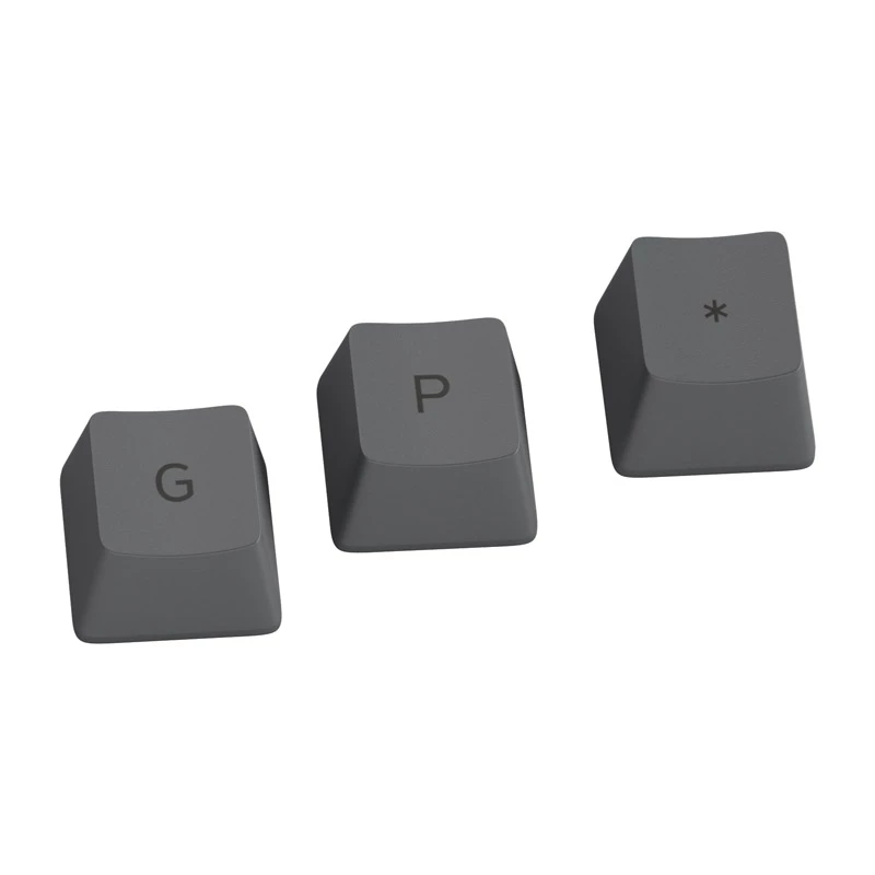 Glorious GPBT Keycaps - 115 PBT-klahvi, ISO, ES paigutus, Black Ash