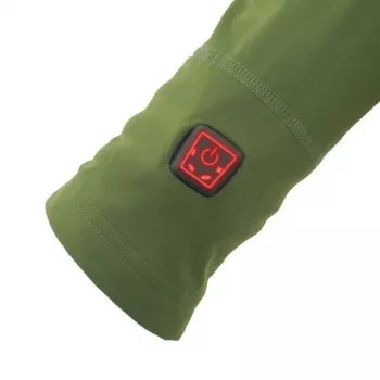 Glovii GJ1CS Soojendusega Aluskipl Särk Ümara Kaelusega Pikkade Varrukatega Must Unisex