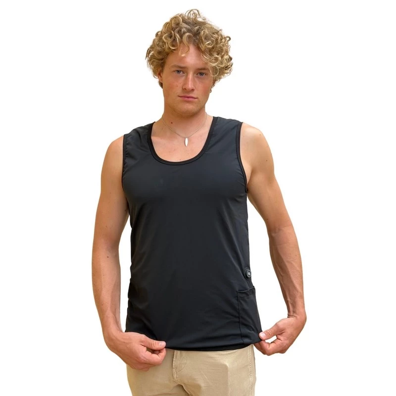 GLOVII GV2XL Soojendusega vest - Unisex, Elastne, USB-toide, 5 küttepiirkonda, 3 kütteastet, Must, S-2XL