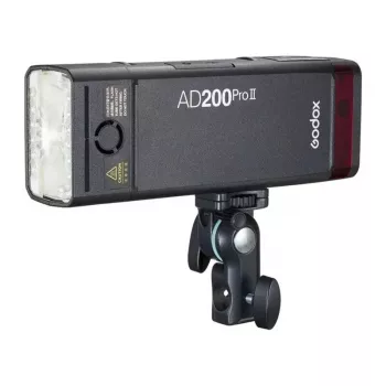 Godox AD200Pro II tasku välklamp komplekt avatud pirniga ja Fresnel-peaga, 200Ws, TTL/HSS, 2.4GHz X-süsteem