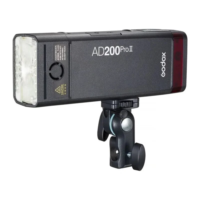 Godox AD200Pro II tasku välklamp komplekt avatud pirniga ja Fresnel-peaga, 200Ws, TTL/HSS, 2.4GHz X-süsteem