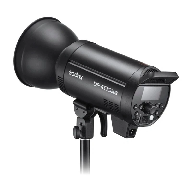 Godox DP400IIIV 400Ws stuudio välk koos 30W LED modelleerimislambiga, 2.4G Wireless X süsteem, Bowensi kinnitus, 5600K