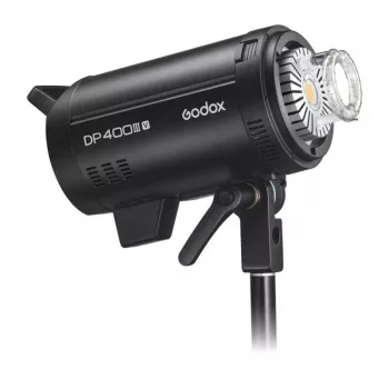 Godox DP400IIIV 400Ws stuudio välk koos 30W LED modelleerimislambiga, 2.4G Wireless X süsteem, Bowensi kinnitus, 5600K