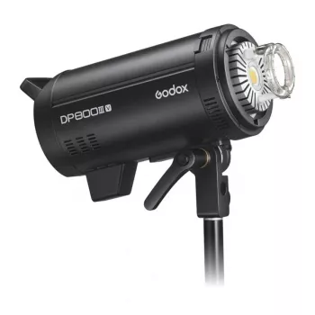 GODOX DP800IIIV 800Ws stuudio välklamp 2.4G Wireless X süsteemiga, Bowensi kinnitus, 150W modelleeriv lamp