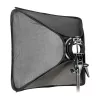Godox SFGV8080 80x80cm hõbedane võrguga softbox Bowensi kinnitusega, 40° võrk, sisemine ja välimine hajuti, kiirpaigaldus