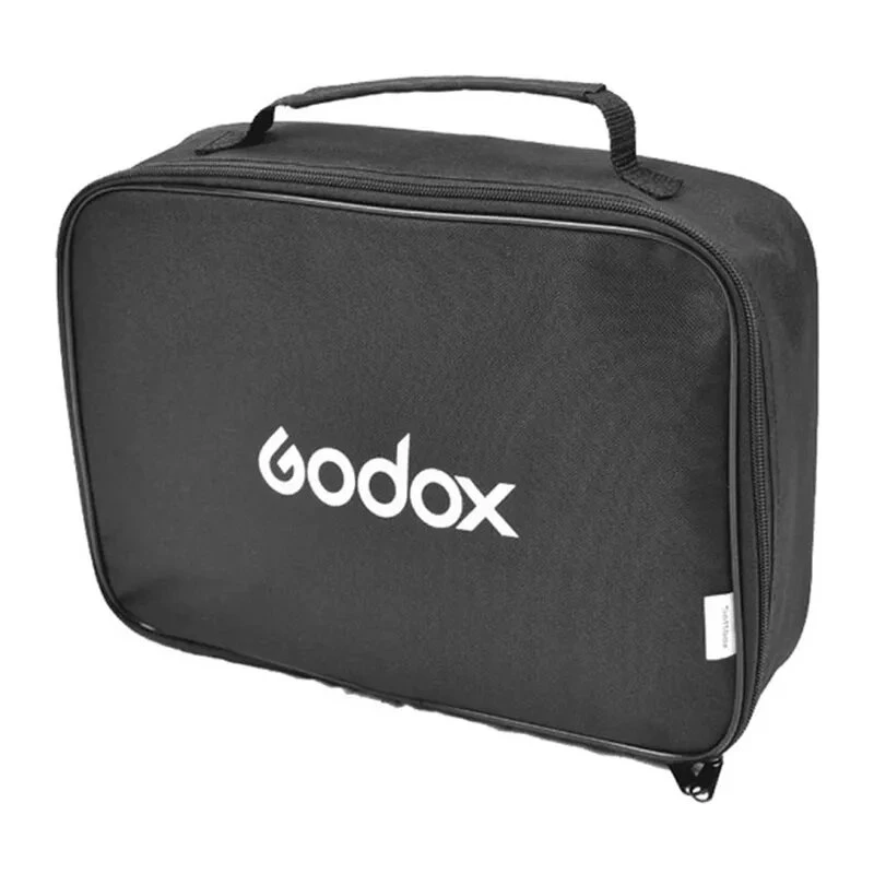Godox SFUV5050 kokkupandav ruudukujuline softbox 50x50cm S-tüüpi kinnitusega, hõbedane sisemus, eemaldatavad hajutid ja kandekott