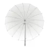 GODOX UB-165W 165cm paraboolne peegeldav vihmavari 16 hõbedase ribiga ja kandekotiga