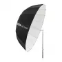 GODOX UB-165W 165cm paraboolne peegeldav vihmavari 16 hõbedase ribiga ja kandekotiga