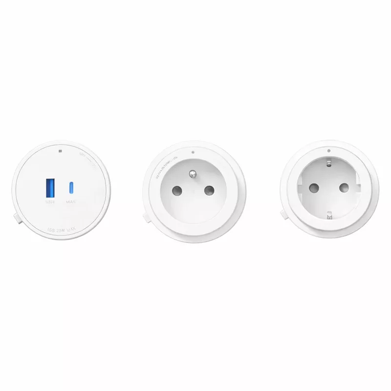 GONEO Power Track Adapter USB + USB-C White