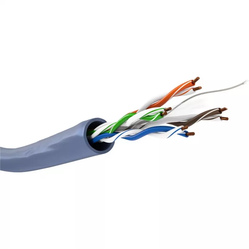 Goobay Cat 6a U/UTP võrgukaabel, 305 m, tahke vask, AWG 23, LSZH, sinine (96097)