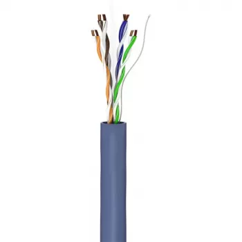 Goobay Cat 6a U/UTP võrgukaabel, 305 m, tahke vask, AWG 23, LSZH, sinine (96097)
