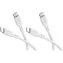 Goobay komplekt 2x USB-C silikoonkaabel, 1,5 m, valge (81244)