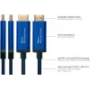 Good Connections GC 4520-CSF015B USB-C-HDMI adapterkaabel, 4K@60Hz, 1,5 m, must