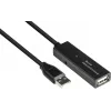 Good Connections GC-M0134 USB 2.0 pikenduskaabel 20 m must signaalivõimendiga