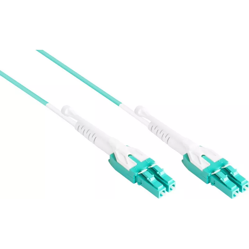 Good Connections OM3 Duplex LC/LC Uniboot fiiberoptiline ühenduskaabel, 50/125µm, LSZH, veesinise värvusega, 5m LW-U805LC3