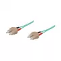 Good Connections OM3 Dupleks Multimoodne Fiiber Patch-kaabel SC/SC, LSZH, 3m, Vahetatav polaarsus