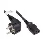 Good Connections Schuko kuni IEC C13 toitekaabel, nurga all pistik, 1,5 m, must