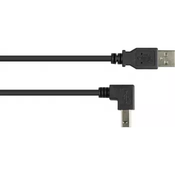 Good Connections USB 2.0 kaabel A kuni nurga all B 1m must