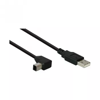 Good Connections USB 2.0 kaabel A kuni nurga all B 1m must