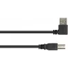 Good Connections USB 2.0 kaabel Type-A nurk-pistikuga Type-B - must - 0,5 m