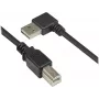 Good Connections USB 2.0 kaabel Type-A nurk-pistikuga Type-B - must - 0,5 m