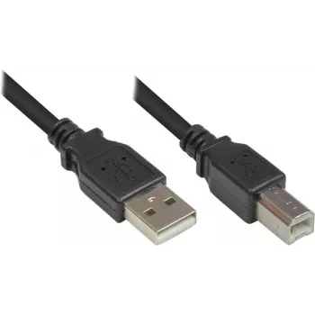 Good Connections USB 2.0 kaabel Type A – Type B – must – 0,5 m
