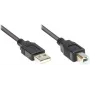 Good Connections USB 2.0 kaabel Type A – Type B – must – 0,5 m